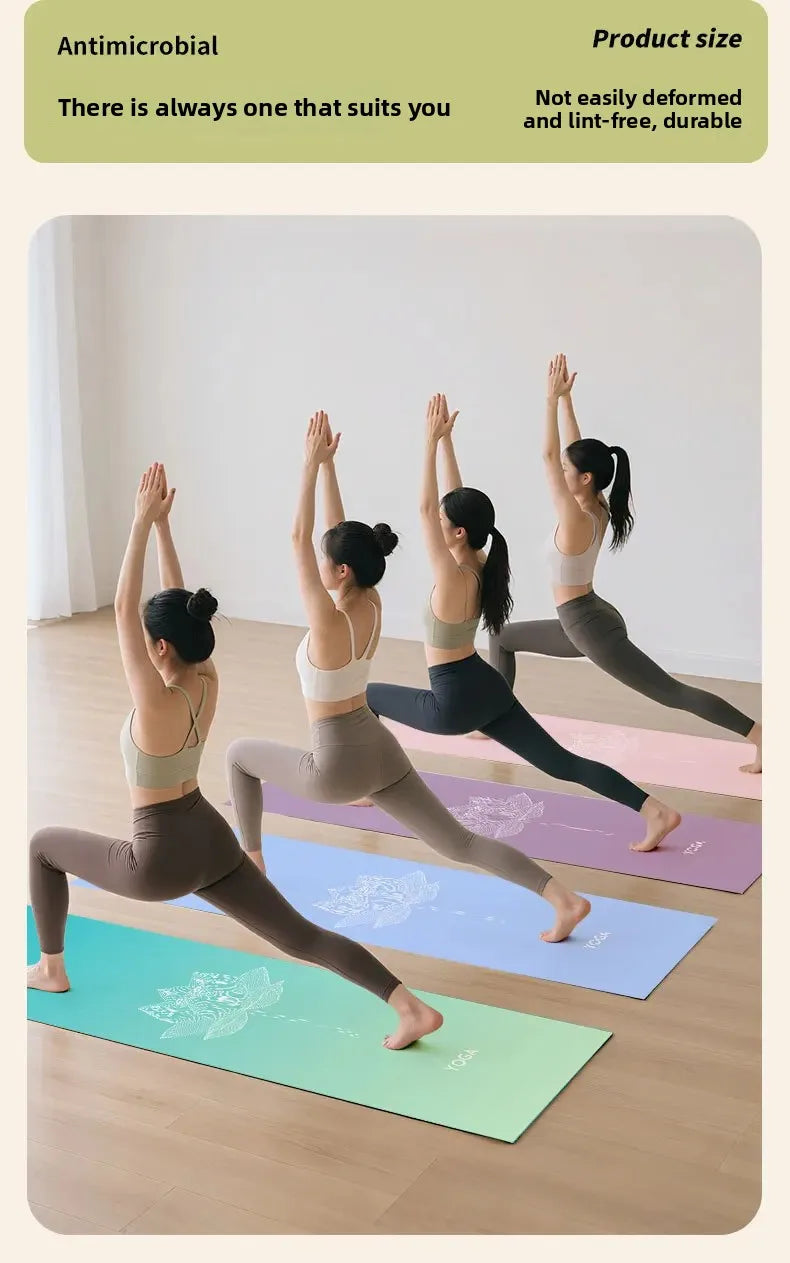 Portable Yoga Towel — Professional Anti-Slip Sweat-Absorbent Travel Mat Towel for Fitness, Pilates & Meditation (Compact Multi-Functional Design)