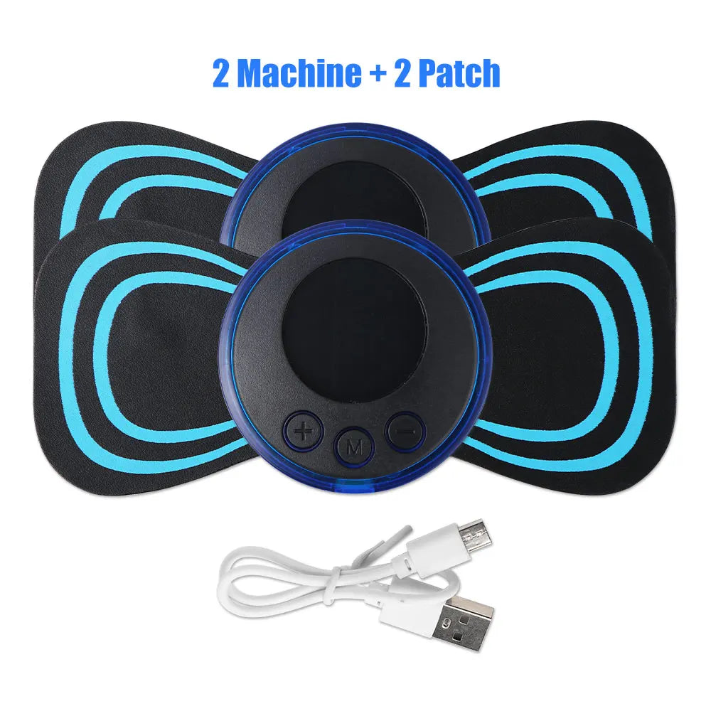 Mini EMS Neck Massager – Portable Cervical Pain Relief Patch