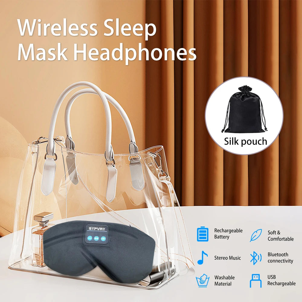 Bluetooth 5.3 Sleep Mask Headphones