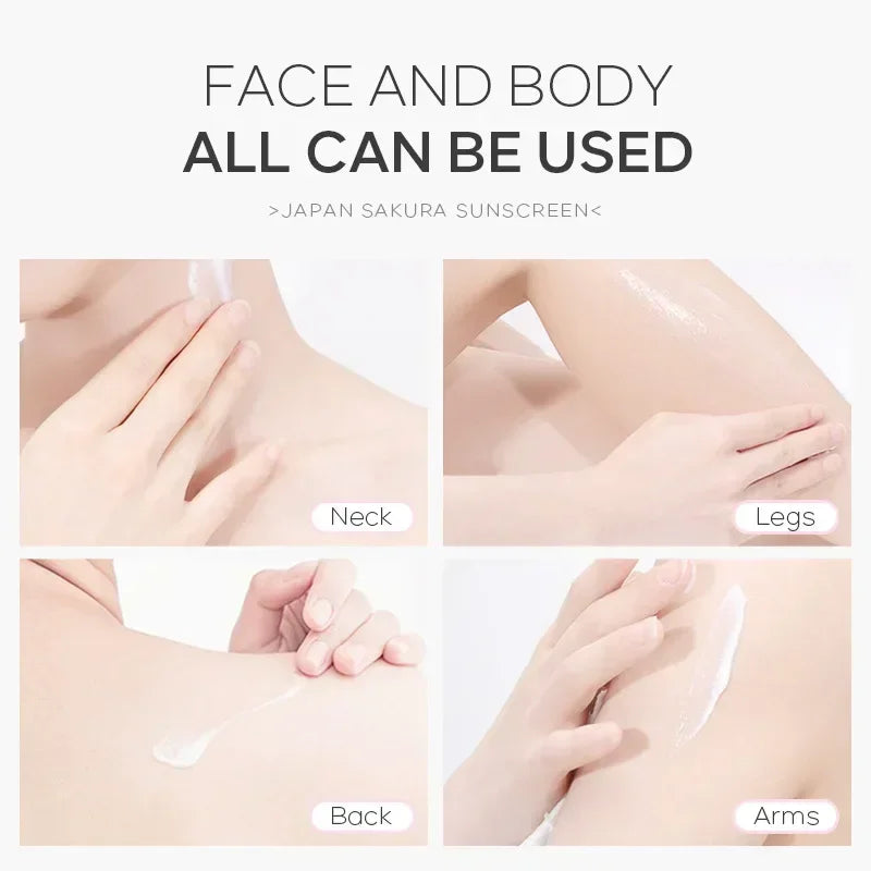 Laikou Sakura Whitening Cream — SPF 50 Sunscreen & Moisturizing Facial Protector (30 g)
