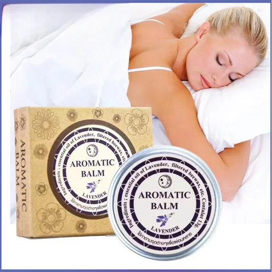 Lavender Aromatic Balm — Plant-Based Massage Cream for Relaxation, Mood Balance & Sleep Support (Unisex)