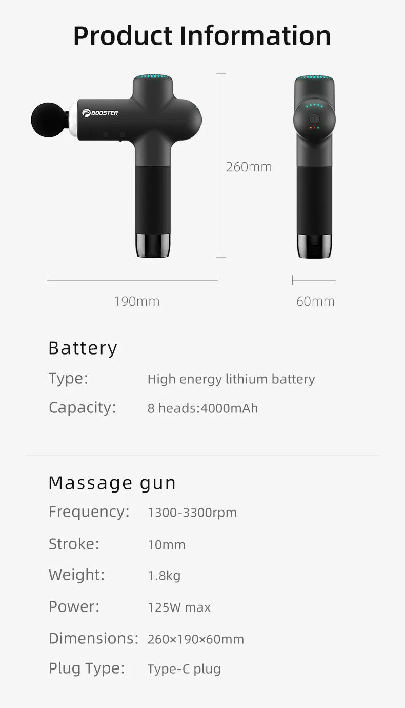 Booster Electric Muscle Massage Gun