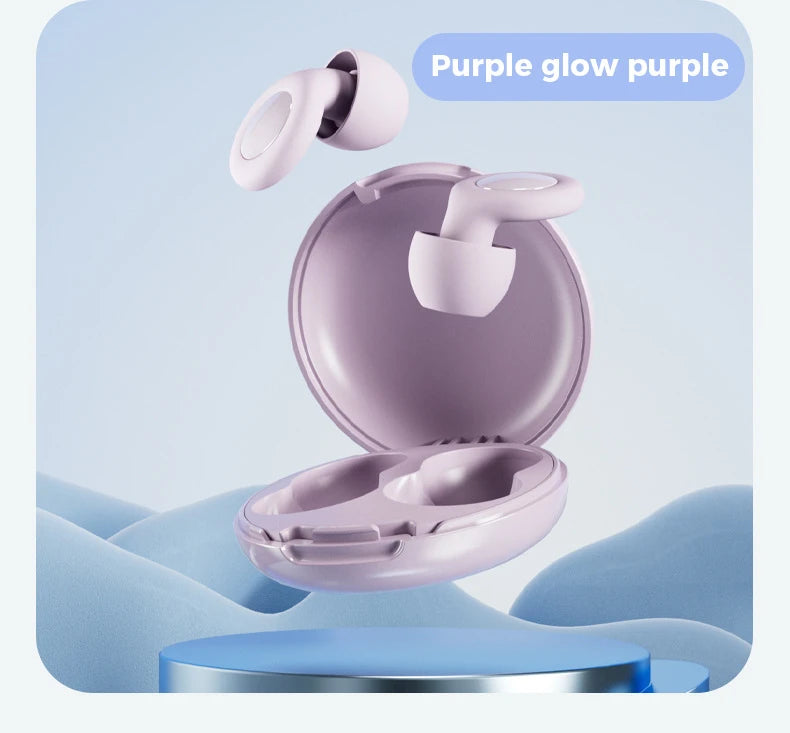 Quiet Reusable Ear Plugs — Super Soft Noise Reduction for Sleep, Travel & Focus (Unisex)