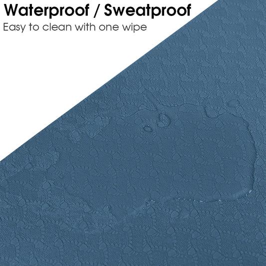 TPE Foldable Yoga Mat — Soft, Anti-Slip & Shock-Absorbing Meditation Pad for Pilates, Travel & Home Training (173 × 61 cm | 4 mm)