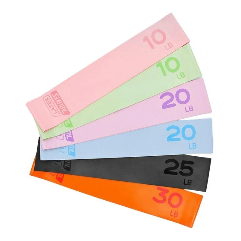 Yoga Latex Stretch Bands — Core & Leg Resistance Circle for Hips, Thighs, and Full-Body Strength Training