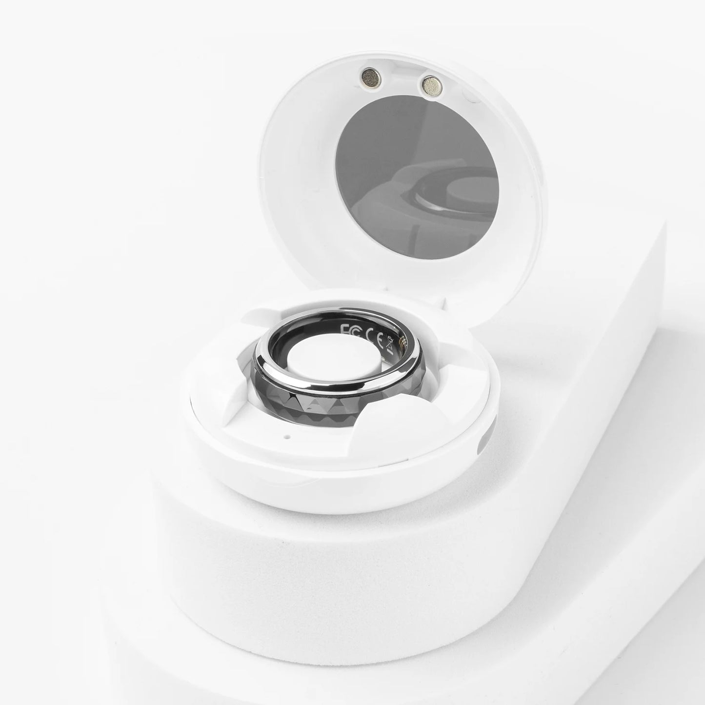 COLMI R11 Smart Ring — Wellness Tracker & Fidget Spinner Ring with Sleep Monitor, Stress Tracking & Charging Case (5ATM Waterproof)