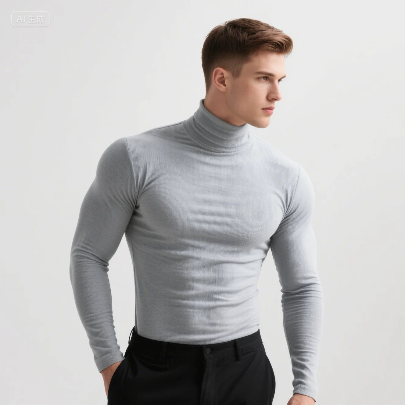 Men’s Thermal Compression Top — Slim-Fit Winter Base Layer for Warmth, Breathability & Flex Mobility