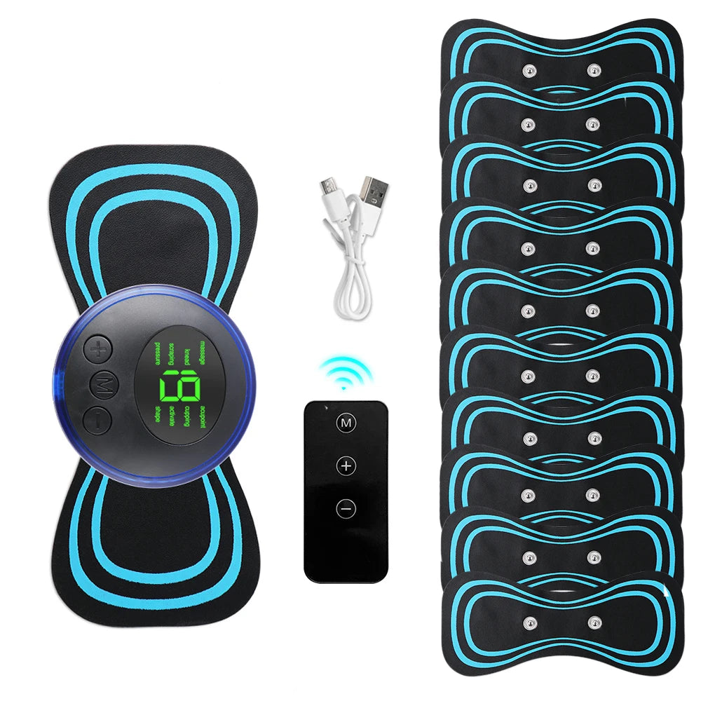 Mini EMS Neck Massager – Portable Cervical Pain Relief Patch