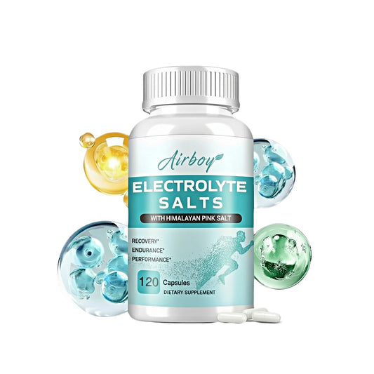 Electrolyte Salts Capsules — Muscle Recovery, Hydration & Cramp Support (Unisex, US-Made)
