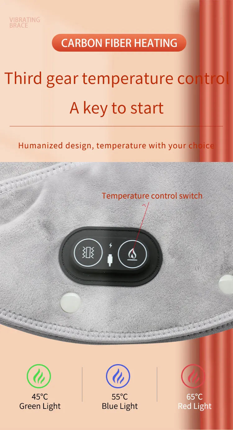 USB Heated Neck & Shoulder Massager Wrap