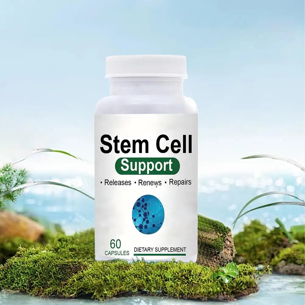 Stem Cell Repair Supplement — Cognitive Support & Healthy Aging with Organic Sea Buckthorn (60 Capsules, Unisex)