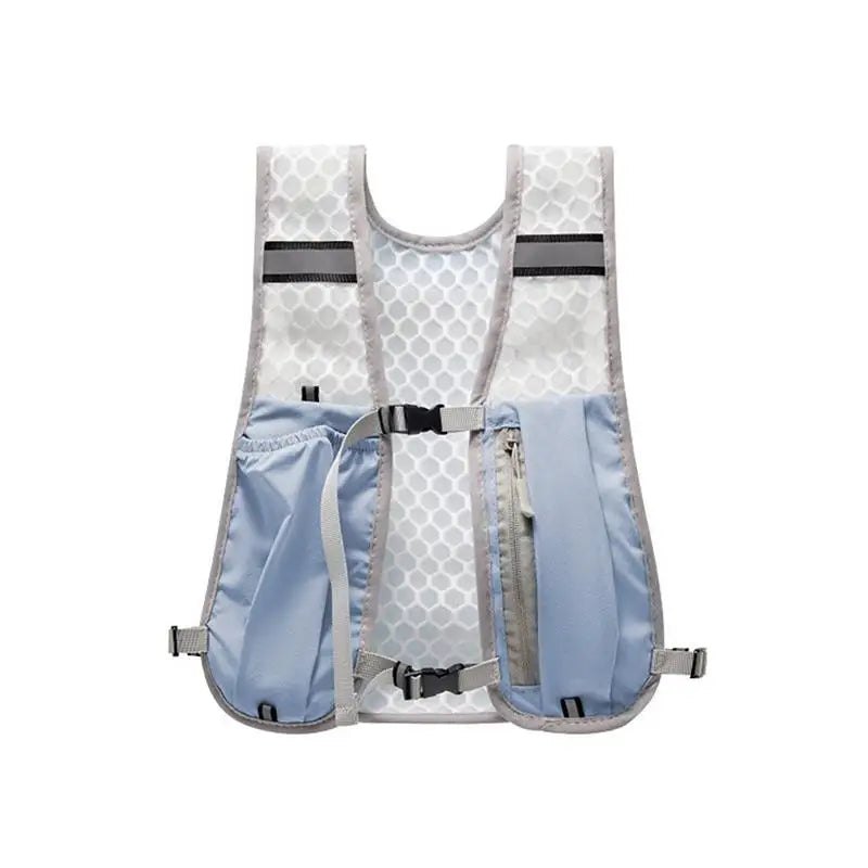 Lightweight Reflective Running Hydration Vest — Breathable Water Chest Pack with Phone Storage Pocket for Outdoor Cycling, Hiking & Fitness Training