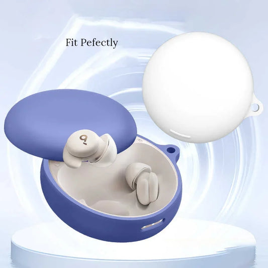 Silicone Protective Case for SoundCore Sleep A30 — Shockproof Cover with Carabiner (Accessory Only)