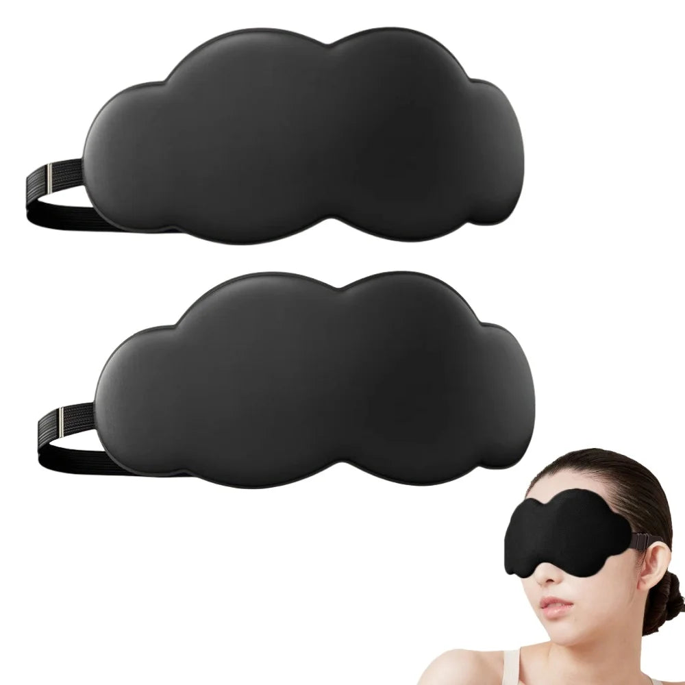 3D Contoured Sleep Mask – 100% Light Blocking Eye Cover
