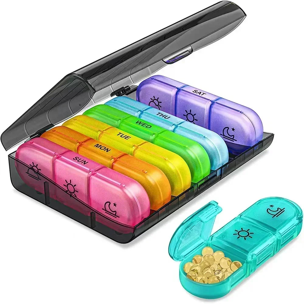 1PC Weekly Pill Case – 7-Day Portable Pill Organizer