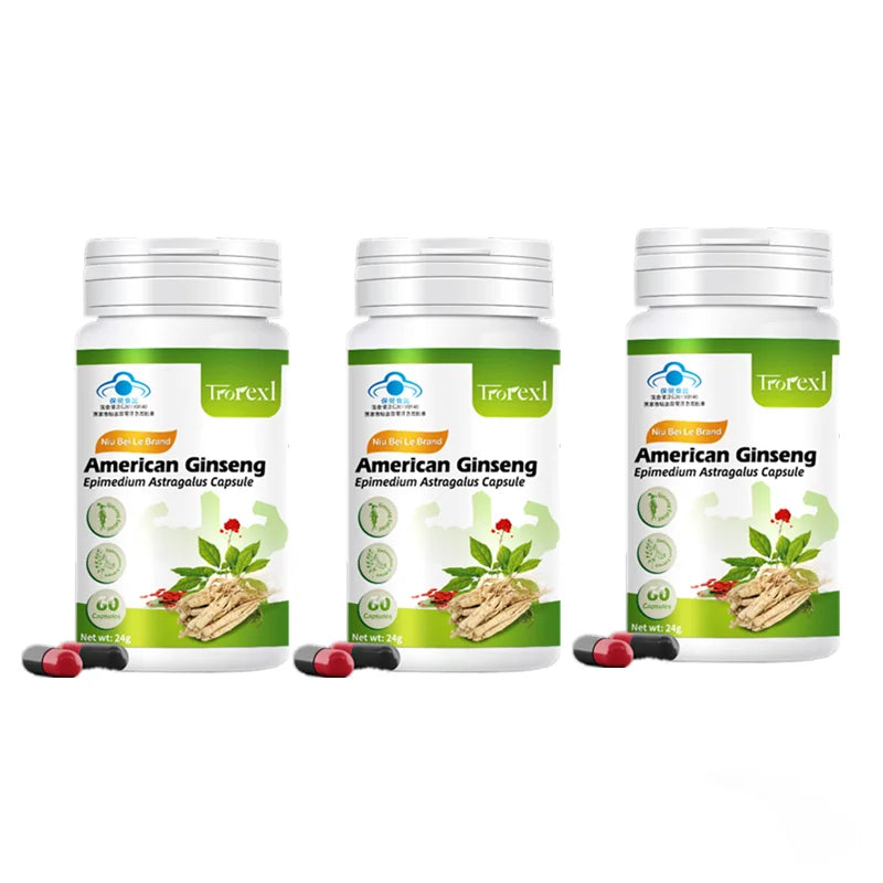 Men’s Vitality & Endurance Capsules — Herbal Support with Ginseng, Epimedium & Astragalus (Adult Use)
