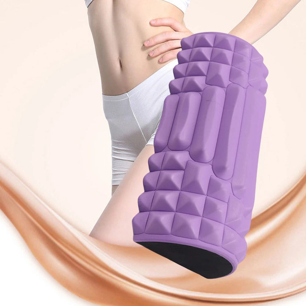 High-Density EVA Foam Massage Roller — Half-Round, Portable & Non-Slip