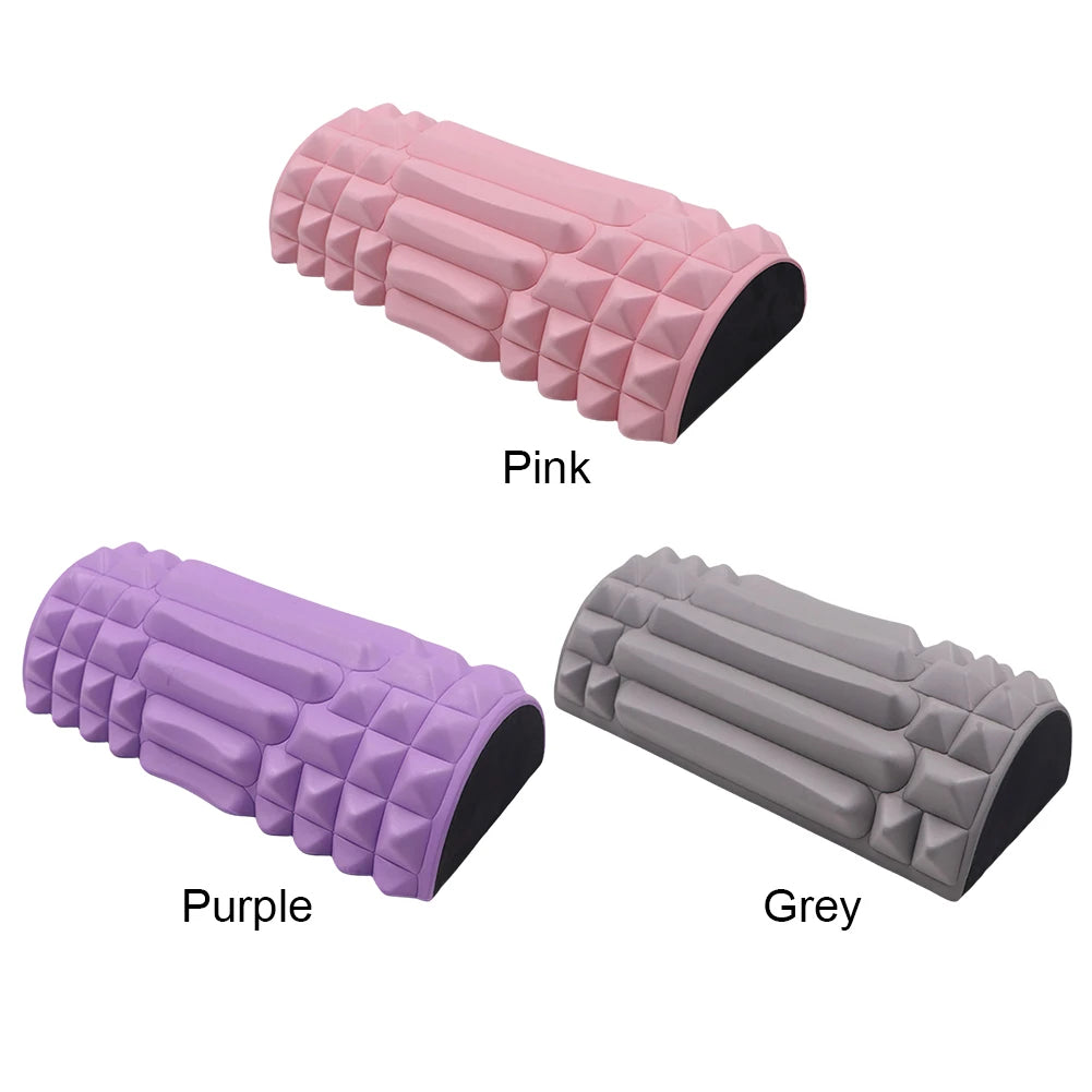 High-Density EVA Foam Massage Roller — Half-Round, Portable & Non-Slip