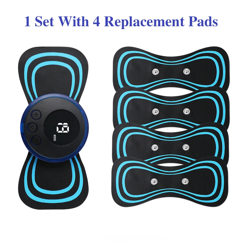 Mini EMS Neck Massager – Portable Cervical Pain Relief Patch