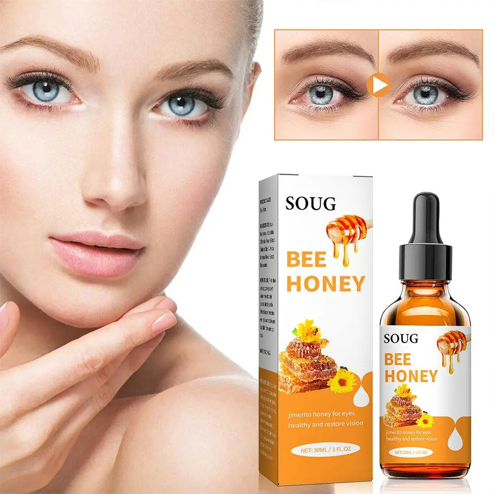 Jimerito Honey for Eyes — Stingless Bee Honey Eye Drops for Refreshing, Soothing & Nourishing Eye Care (2 × 30 ml)