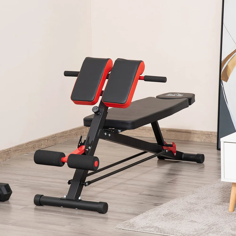 Adjustable Hyperextension Weight Bench