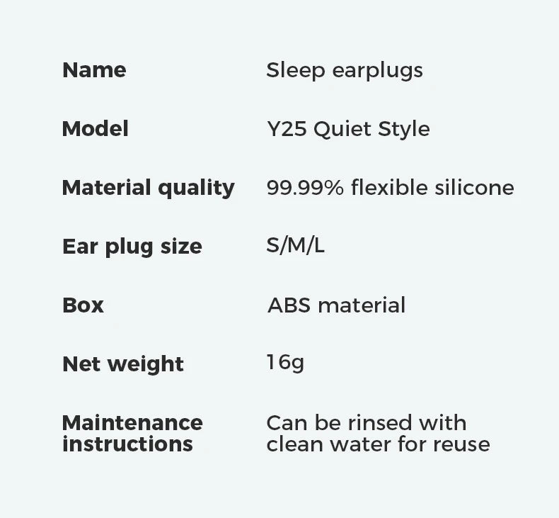 Quiet Reusable Ear Plugs — Super Soft Noise Reduction for Sleep, Travel & Focus (Unisex)