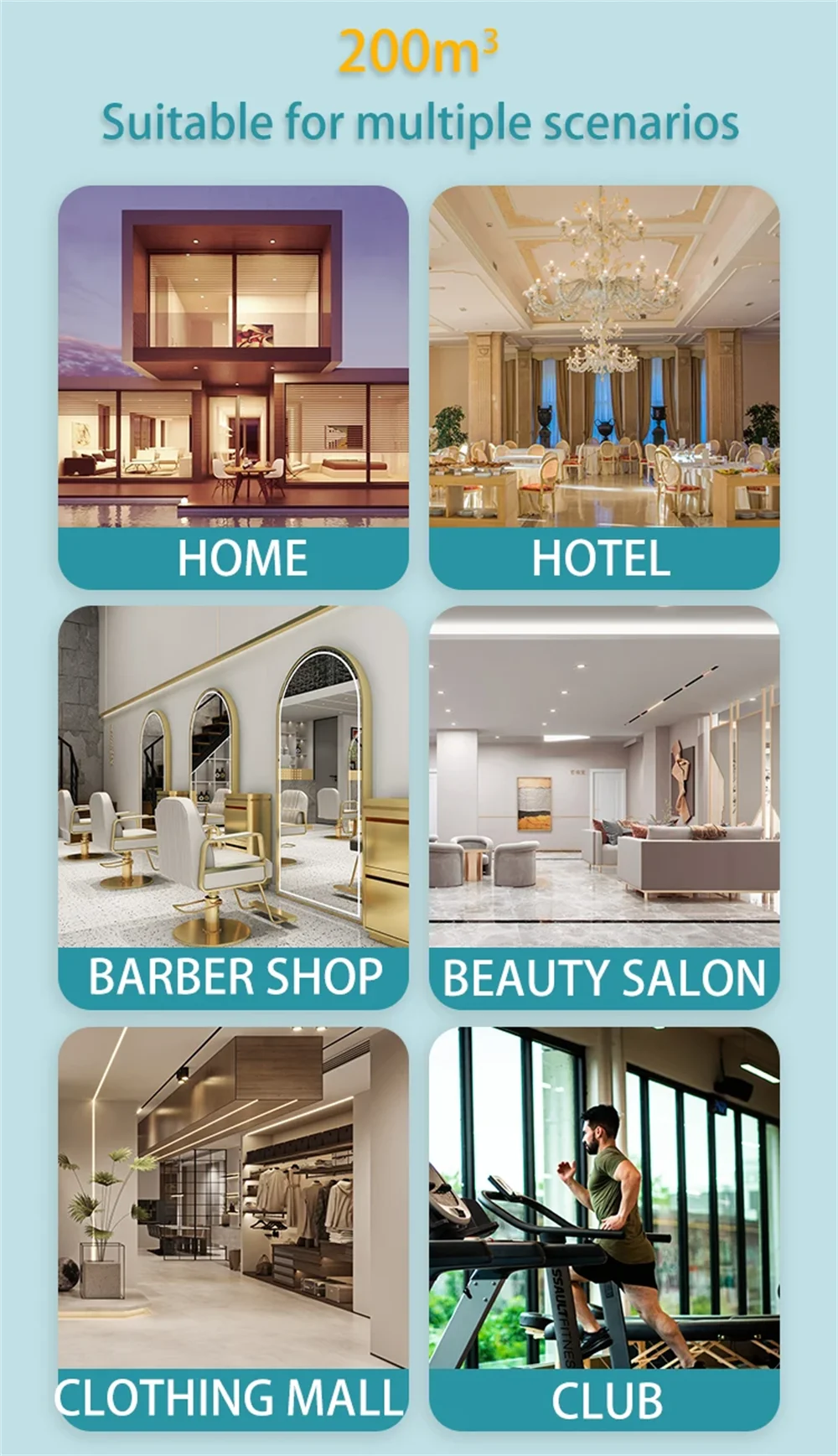 L SCENT TUNNEL Wall-Mounted Aroma Diffuser — 200 m³ Coverage Essential Oil Machine with Bluetooth APP Control for Home, Spa & Hotel Fragrance (140 ml)