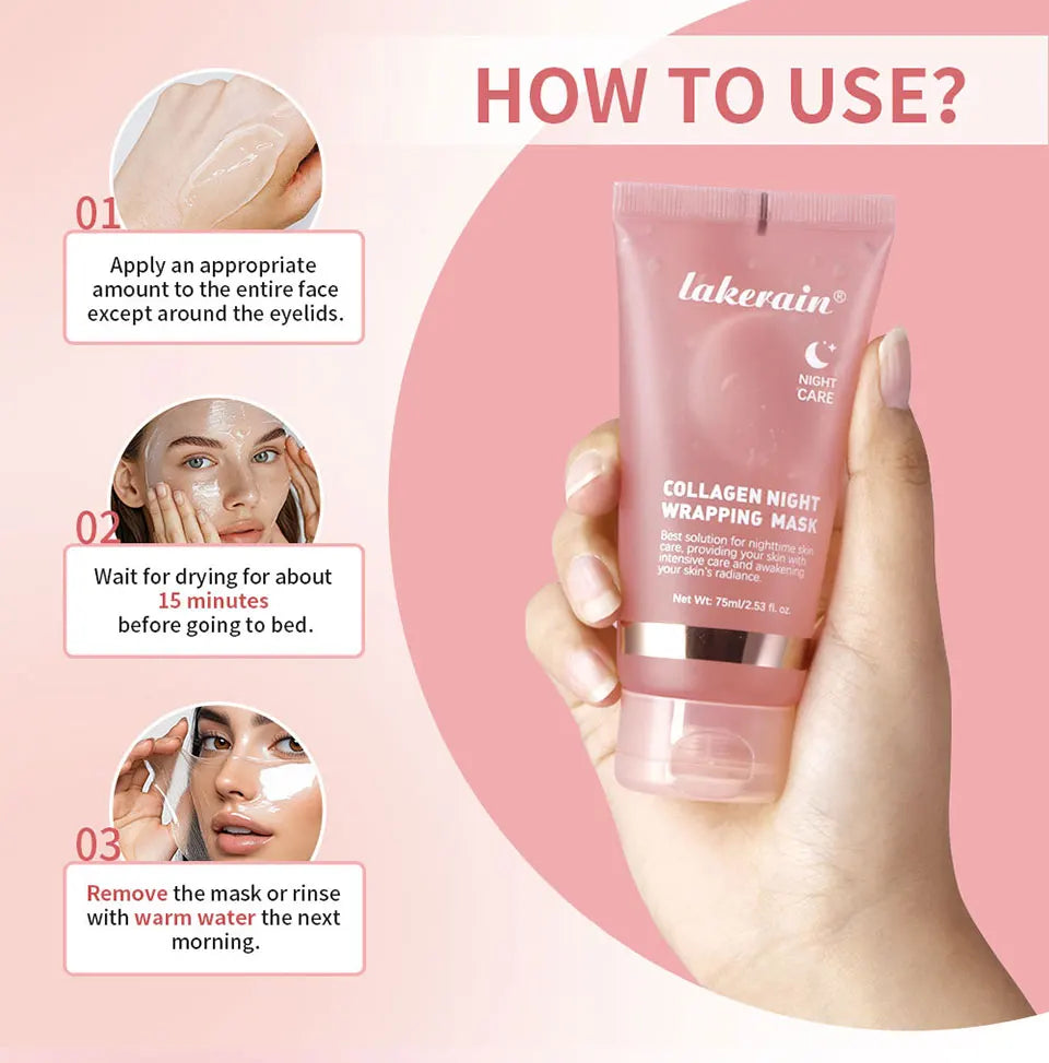 Collagen Jelly Cream — Hydrolyzed Overnight Facial Mask (75 ml)