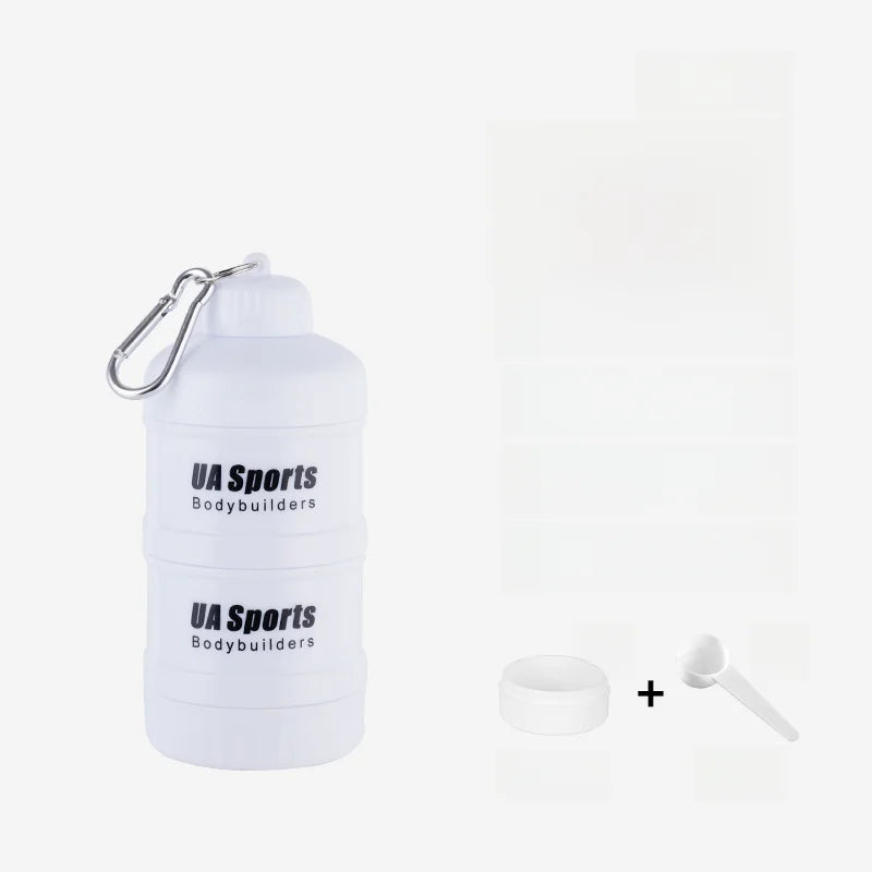 Portable Protein Powder Funnel & Capsule Storage Cup