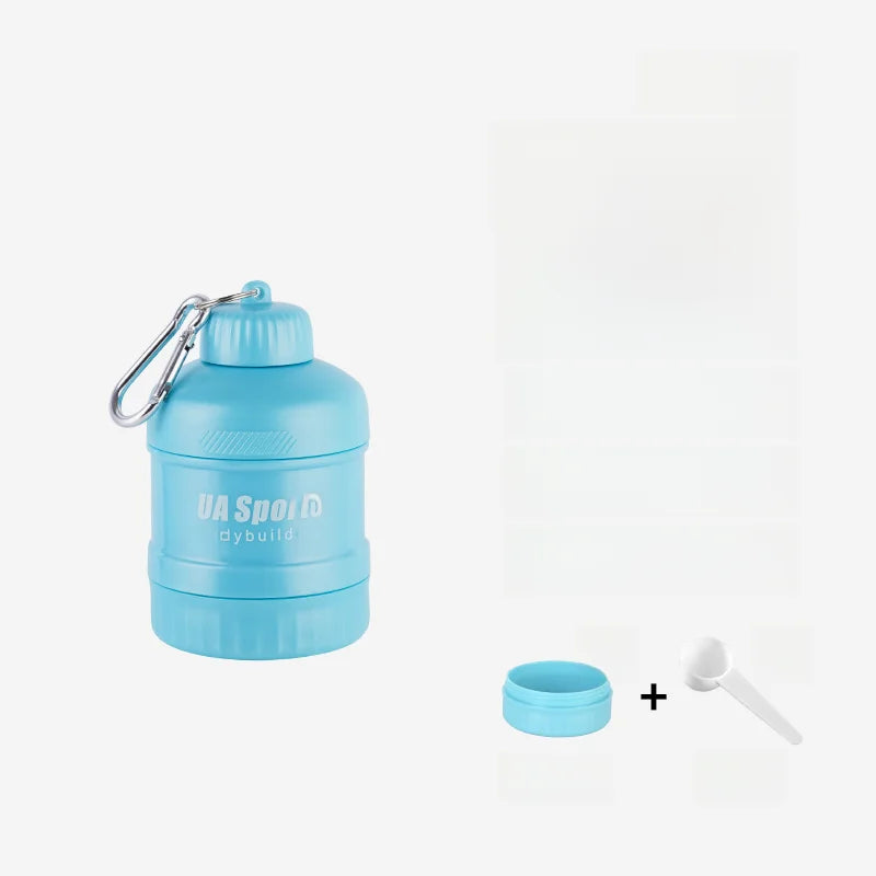 Portable Protein Powder Funnel & Capsule Storage Cup