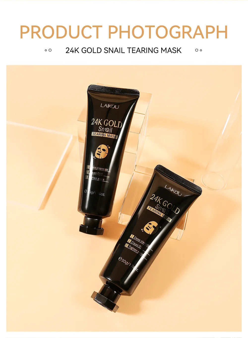 LAIKOU Sakura 24K Gold Peeling Mask