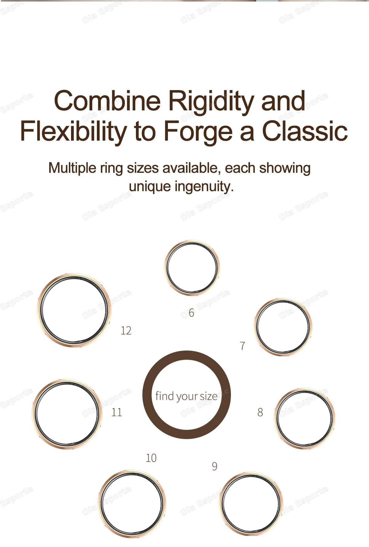 Fashion Smart Ring — Activity, Heart Rate & Sleep Wellness Tracker (5ATM Waterproof, Unisex, Android & iOS)