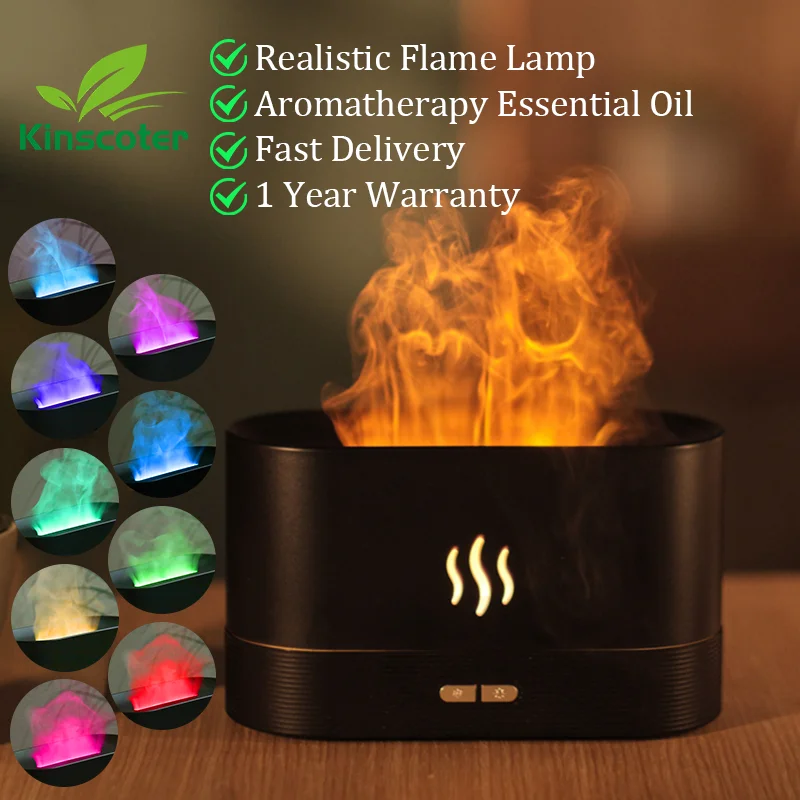 Kinscoter Flame Aroma Diffuser & Humidifier