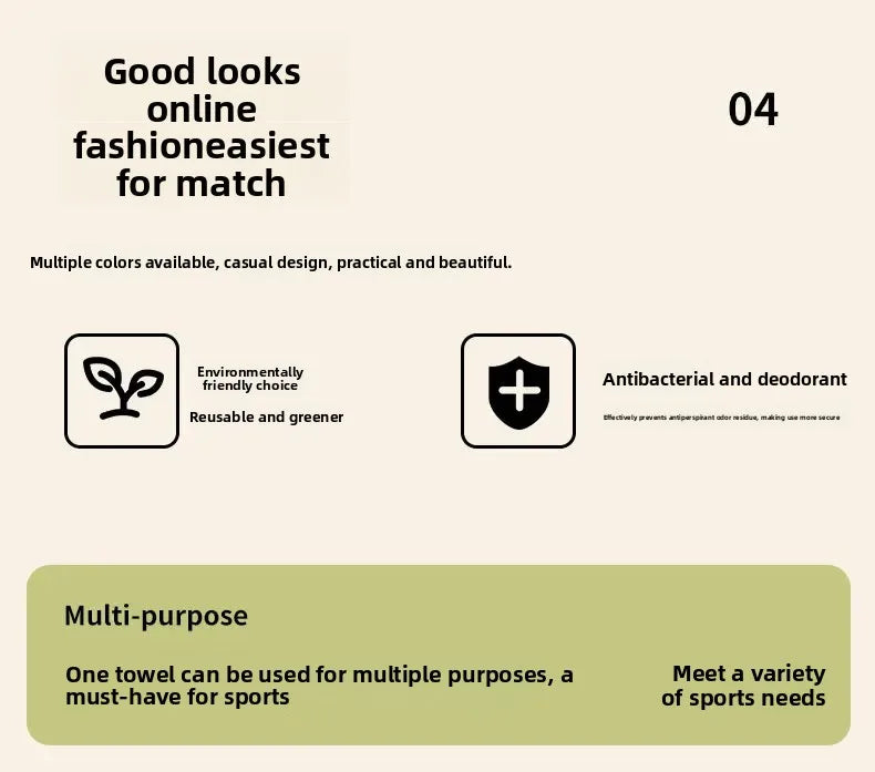 Portable Yoga Towel — Professional Anti-Slip Sweat-Absorbent Travel Mat Towel for Fitness, Pilates & Meditation (Compact Multi-Functional Design)