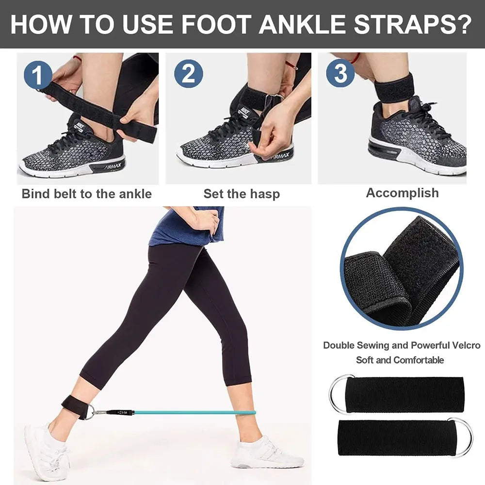 Resistance Bands Set – Tension Pull Rope for Men & Women
