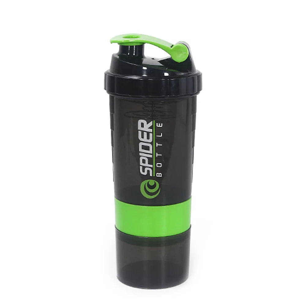 Protein Shaker Bottle 3-Layer Leak Proof