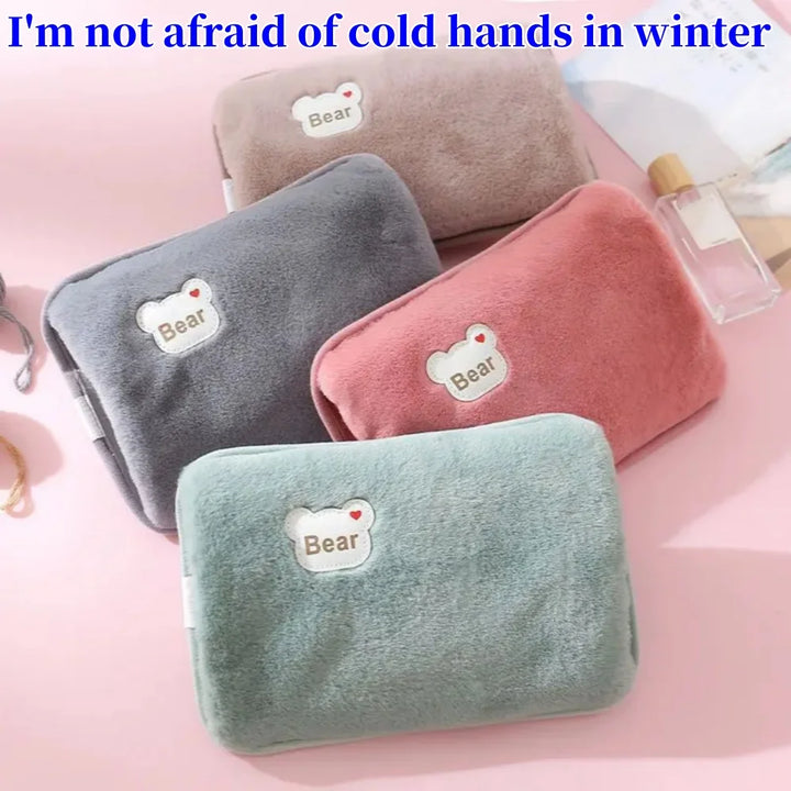 Electric Plush Hot Water Bag with EU Plug