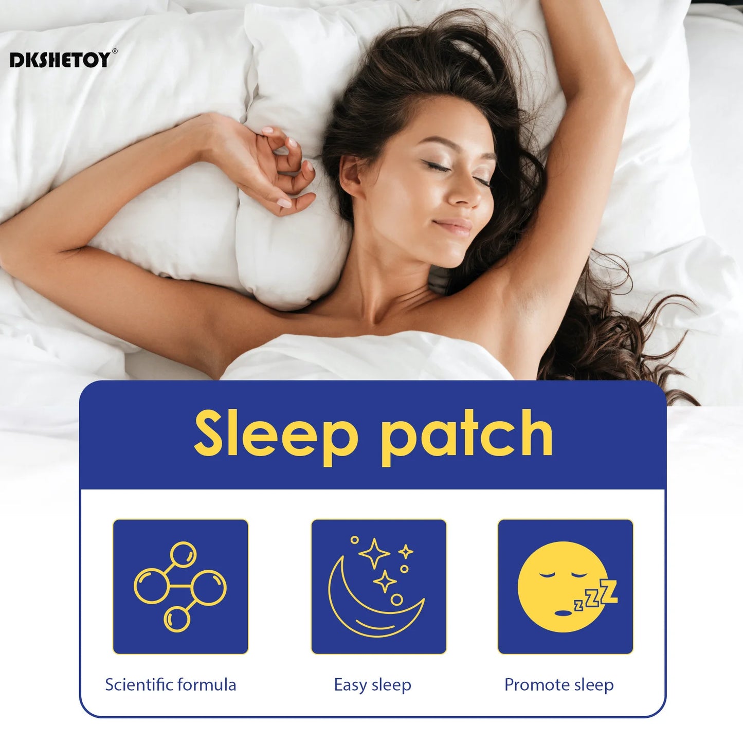 Natural Sleep Support Patches — Herbal Relaxation Patches for Calm Nights & Restful Sleep (48 / 96 Pcs, Unisex)