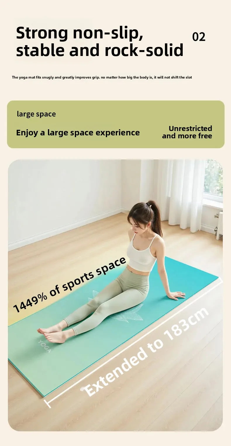 Portable Yoga Towel — Professional Anti-Slip Sweat-Absorbent Travel Mat Towel for Fitness, Pilates & Meditation (Compact Multi-Functional Design)