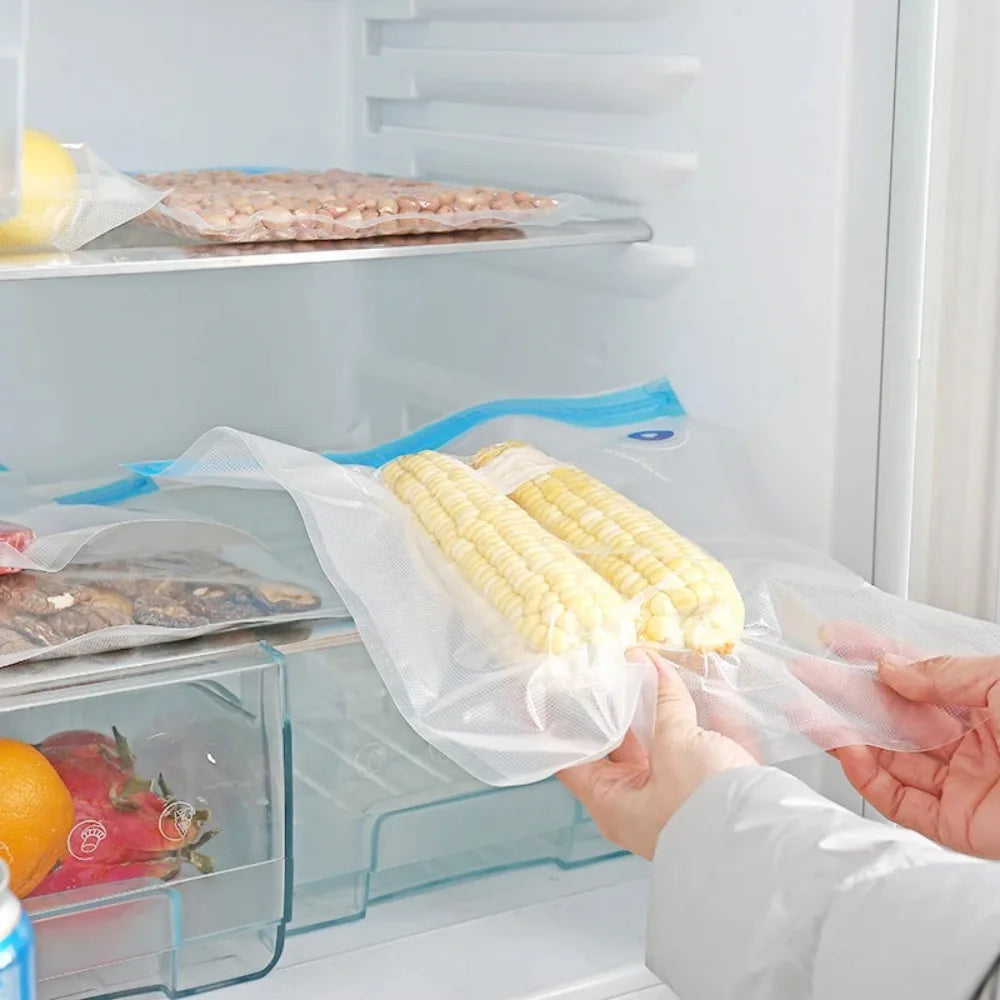 Reusable Vacuum Seal Food Bags with Air Valve Pump