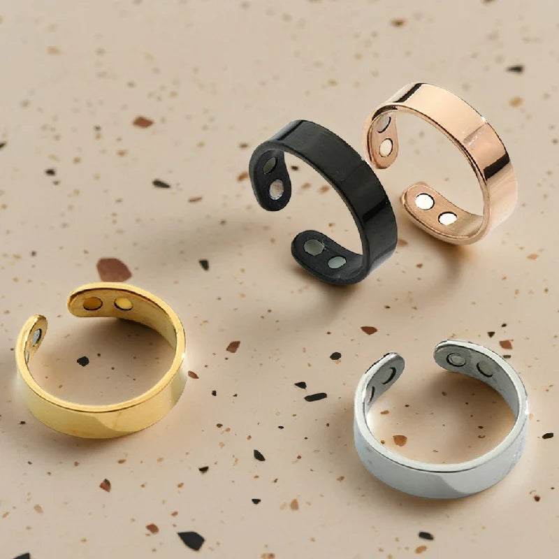 Magnetic Acupressure-Inspired Wellness Ring — Sleep & Relaxation Support Finger Ring (Unisex, Minimal Design)