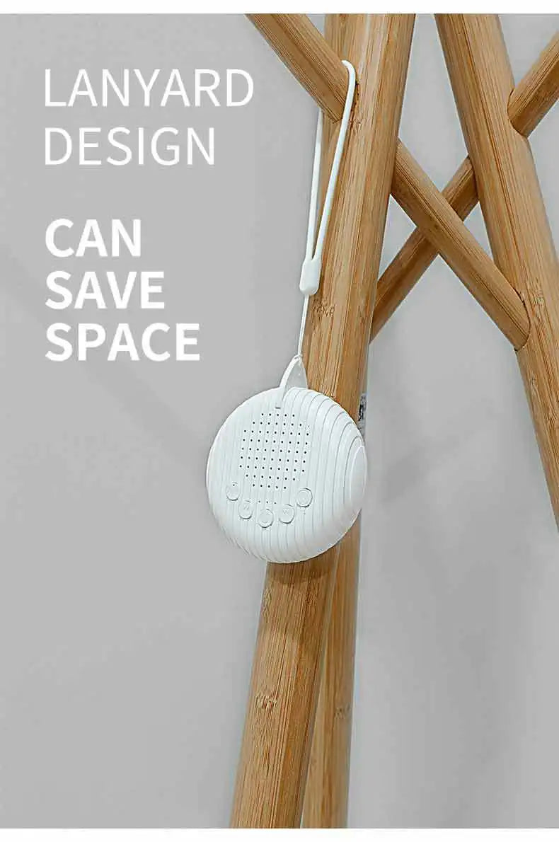 Baby White Noise Machine USB Rechargeable Timed Shutdown Sound Machine Sleep Soother Relaxation Monitor For Baby Adult Office