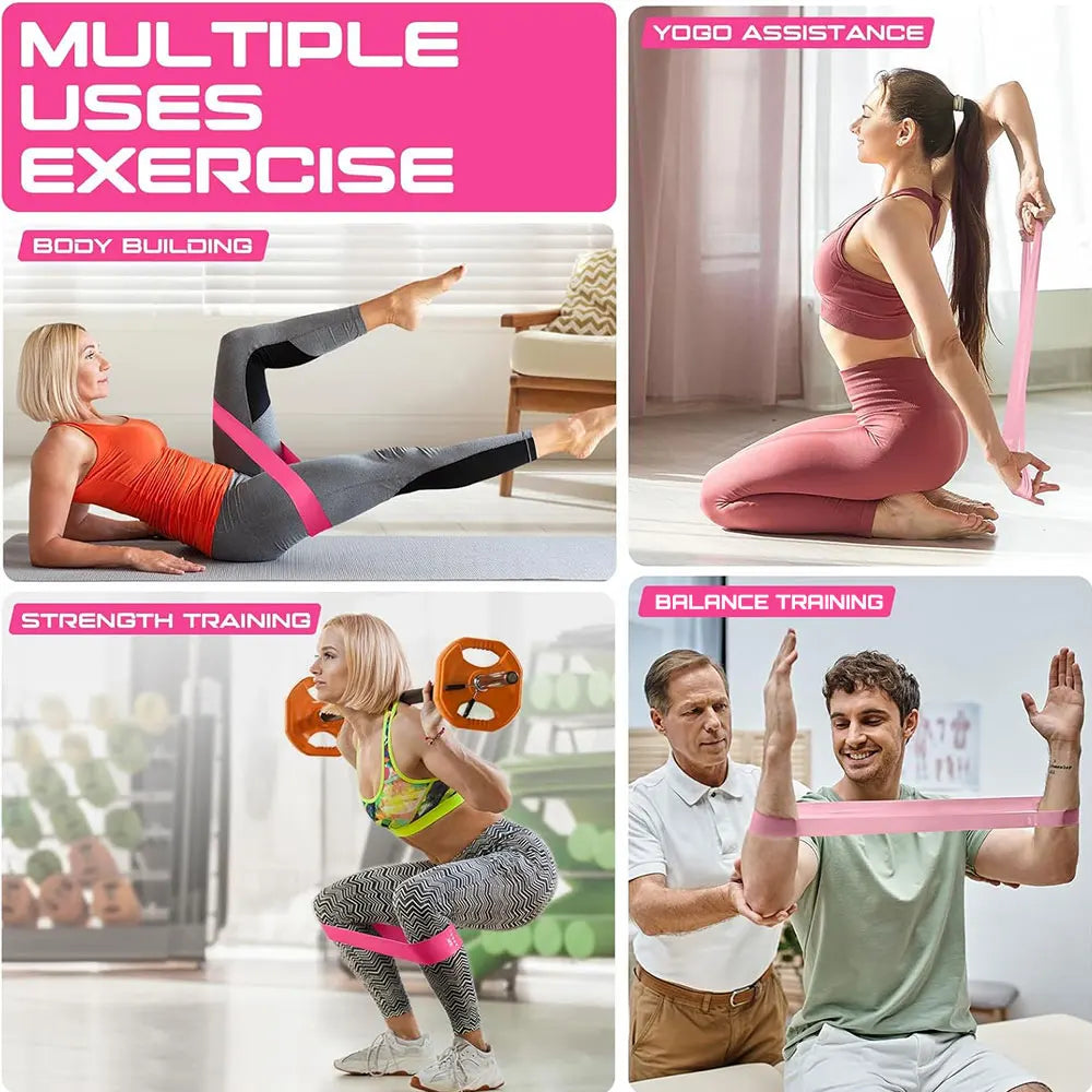 Resistance Loop Bands – Set for Yoga, Pilates & Strength Training