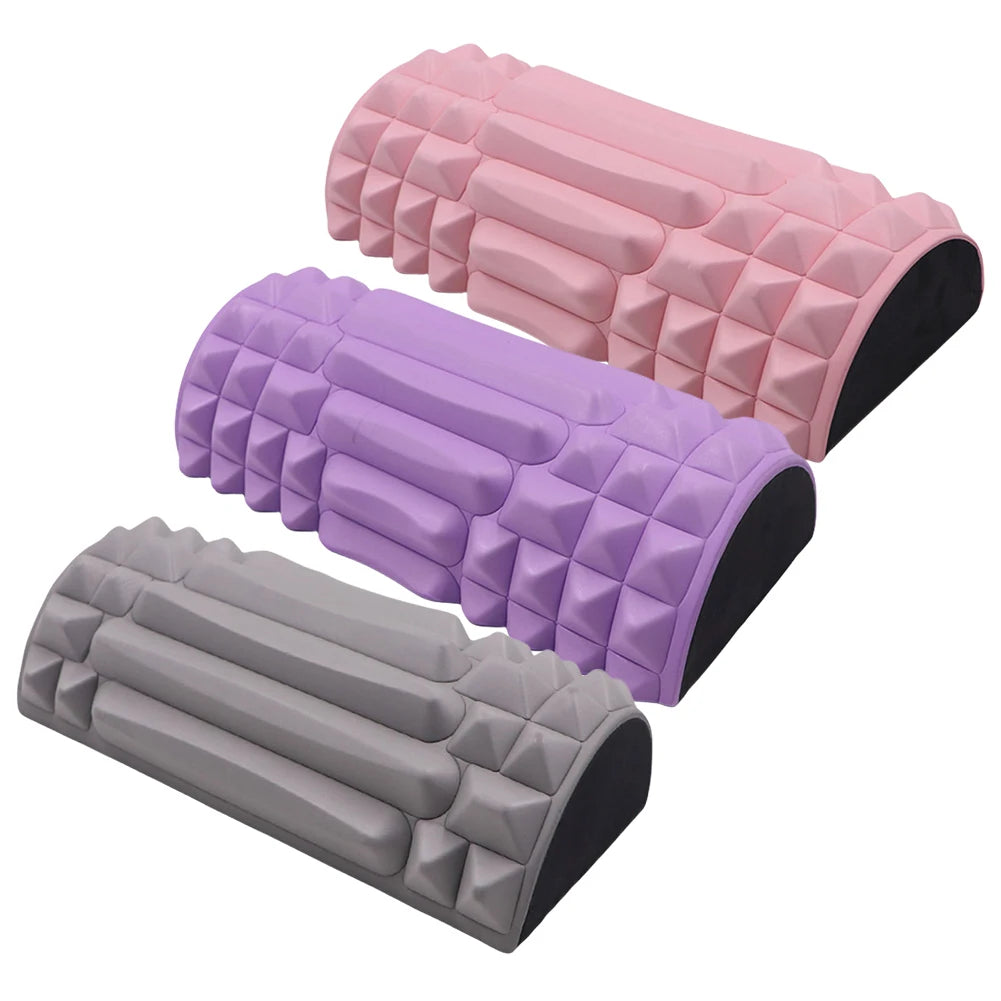 High-Density EVA Foam Massage Roller — Half-Round, Portable & Non-Slip