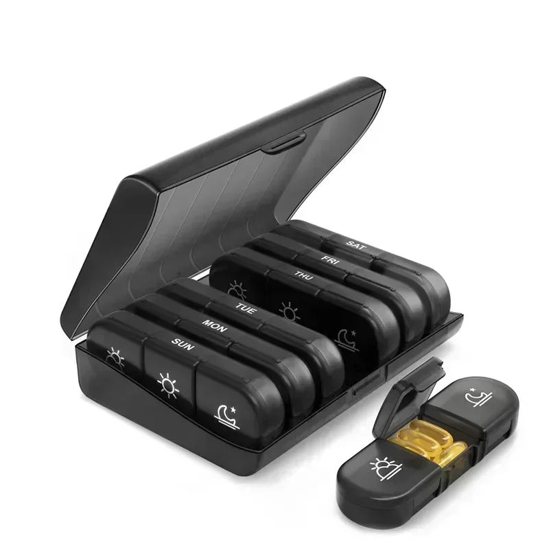 1PC Weekly Pill Case – 7-Day Portable Pill Organizer