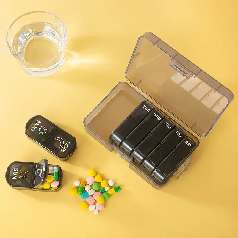 1PC Weekly Pill Case – 7-Day Portable Pill Organizer