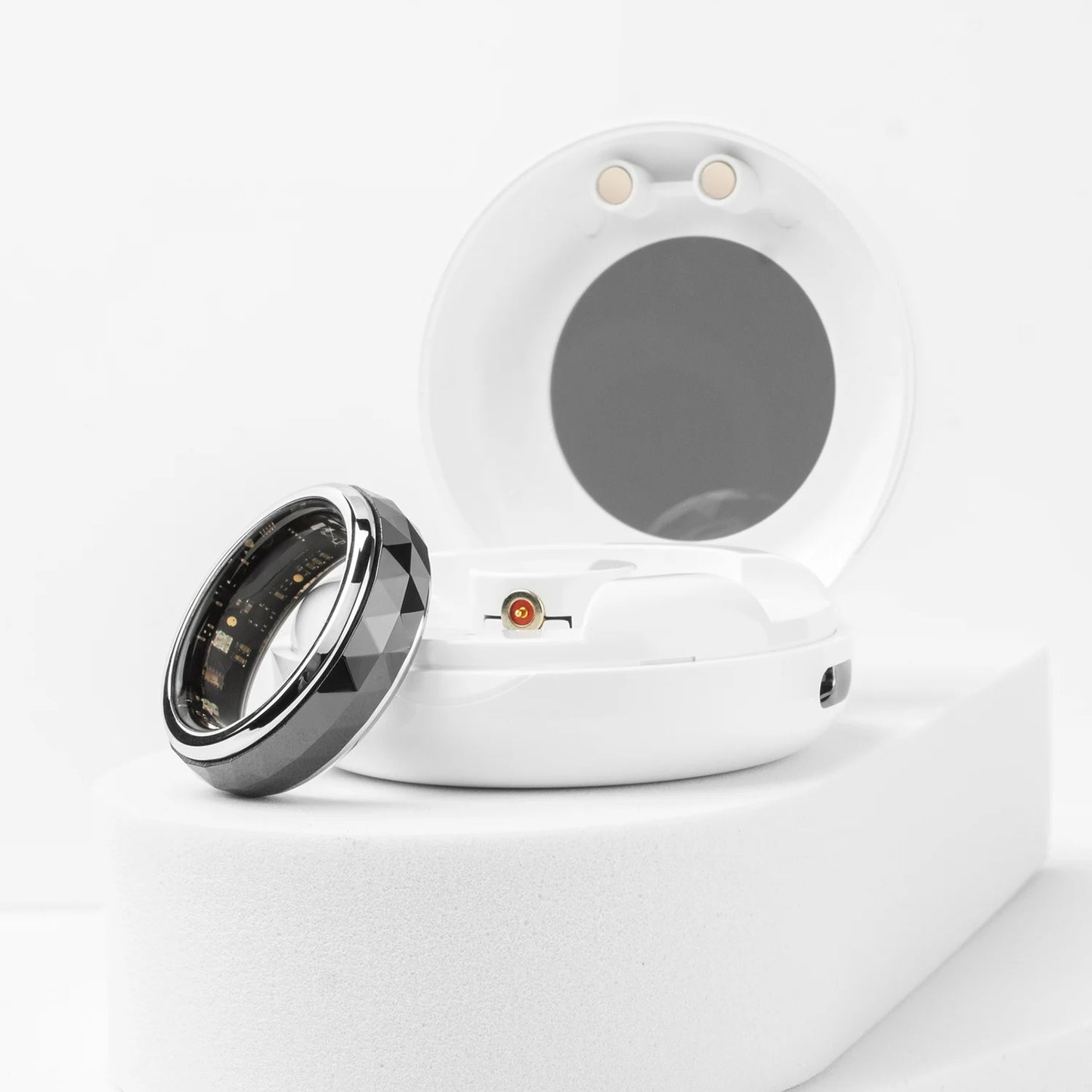 COLMI R11 Smart Ring — Wellness Tracker & Fidget Spinner Ring with Sleep Monitor, Stress Tracking & Charging Case (5ATM Waterproof)