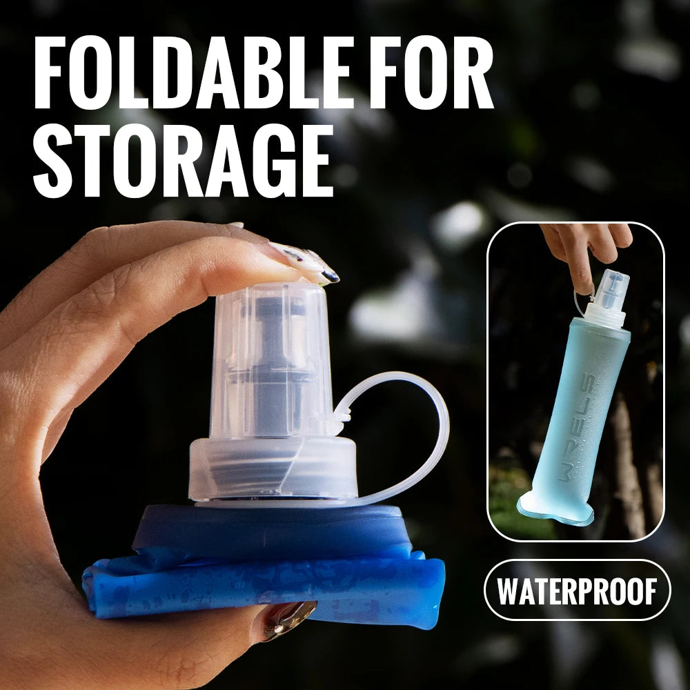 WRELS Soft Folding Water Bottle 250ml/500ml
