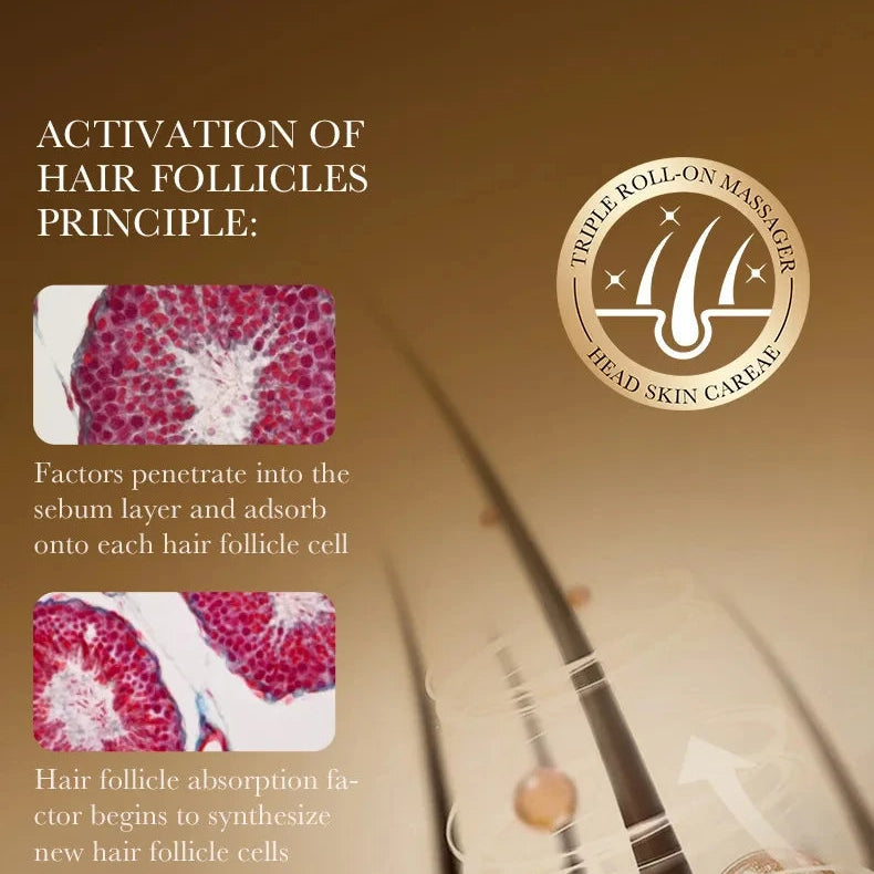 Hair Growth Essential Regrowth Serum — Anti-Hair Loss Nourishing Scalp Essence with Polygonum Extract, Peptides & Hyaluronic Complex (30 ml)