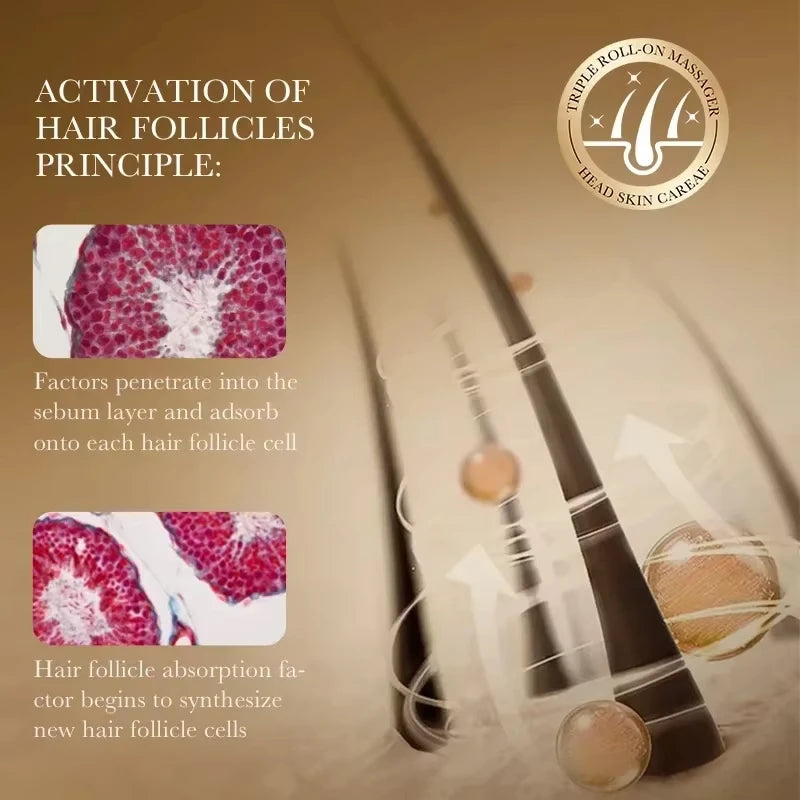 Hair Growth Essential Regrowth Serum — Anti-Hair Loss Nourishing Scalp Essence with Polygonum Extract, Peptides & Hyaluronic Complex (30 ml)